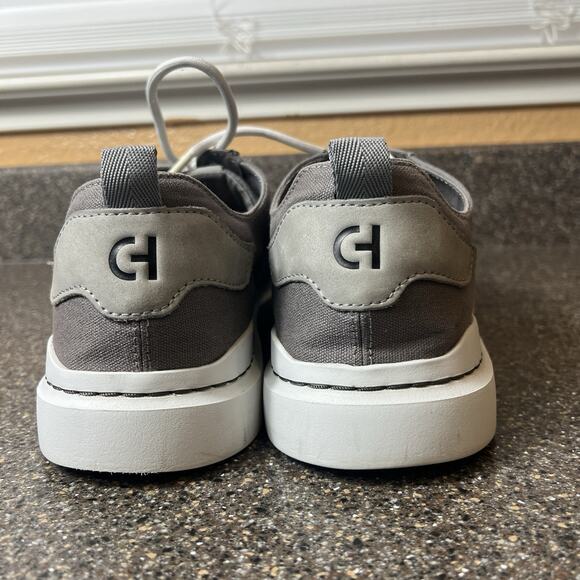 Cole Haan Grand 360 Mens Sz 13 M Shoes Gray Canvas Casual Comfort Sneaker Oxford - Picture 9 of 11